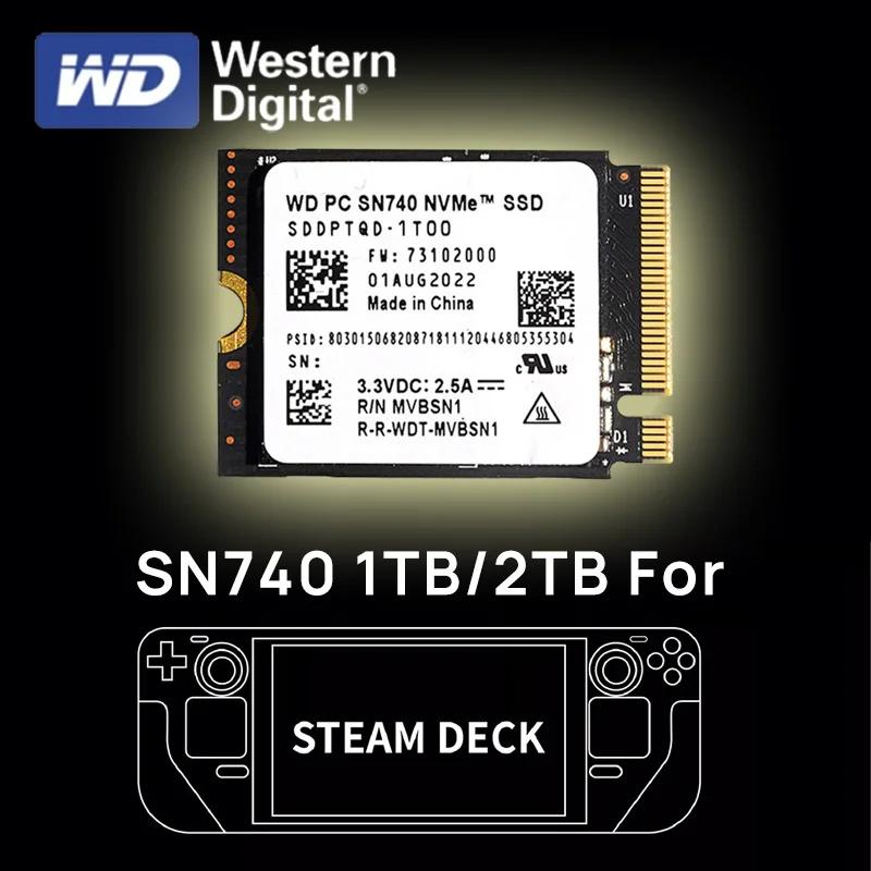   2230 NVMe PCIe Gen 4 SSD, WD SN740, 2TB, 1TB, M.2 SSD, ũμƮ ǽ  X ǽ Ʈ  ũ ROG ٸ
